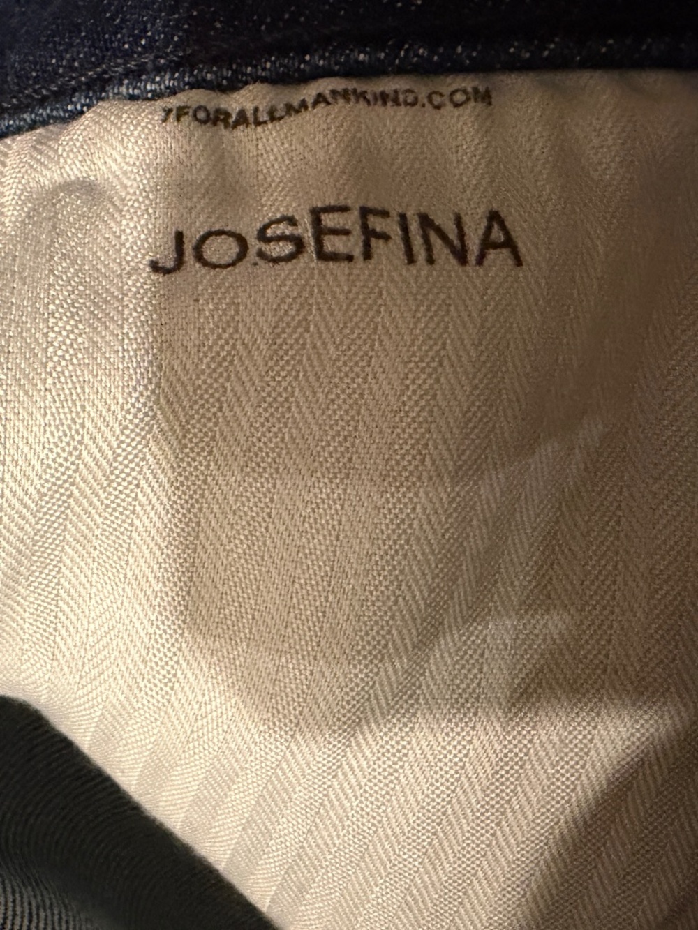 7 For All Mankind 7‎ For All Mankind Josefina Boyfriend Skinny Mid Rise Jeans - Picture 4 of 7